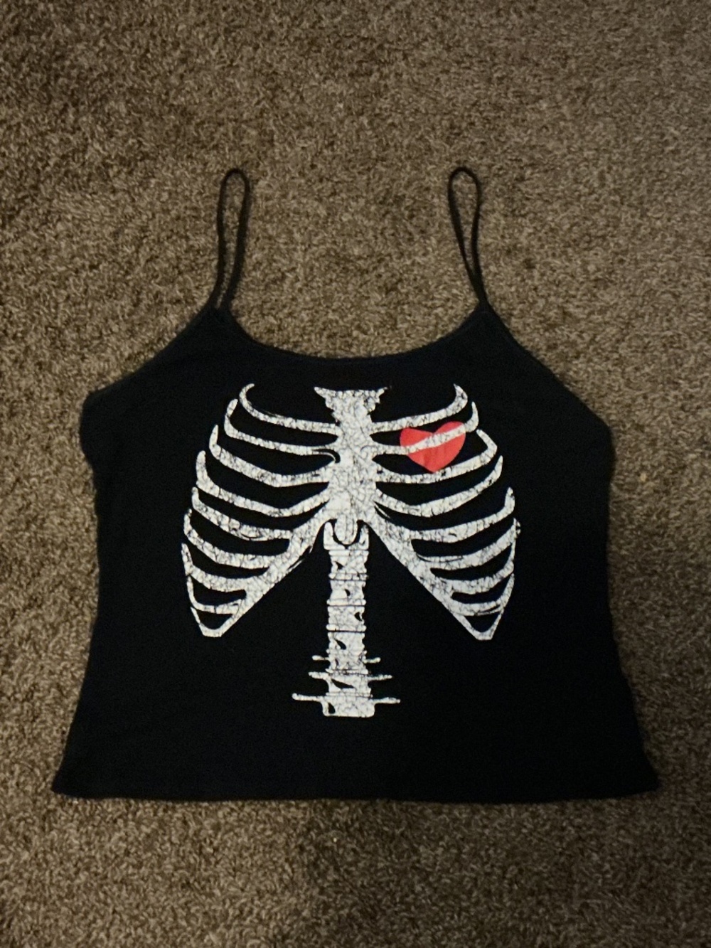 Morbid Threads Rib cage tank top size large (extremely rare)